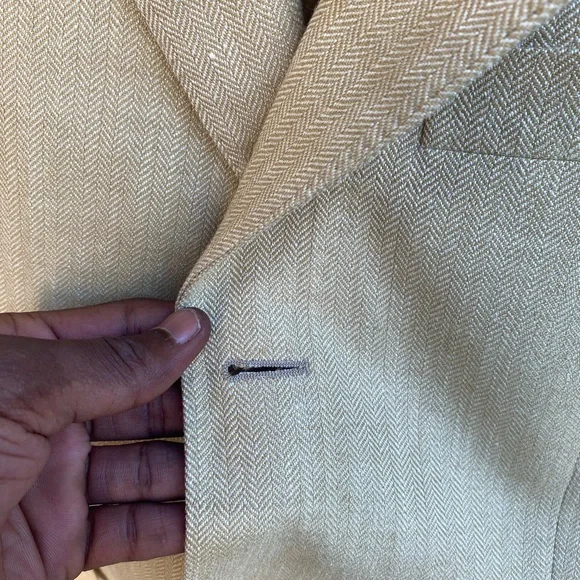 NW Faconnable 🇮🇹 Made Silk/Linen/Wool Sport Coat Sz 40